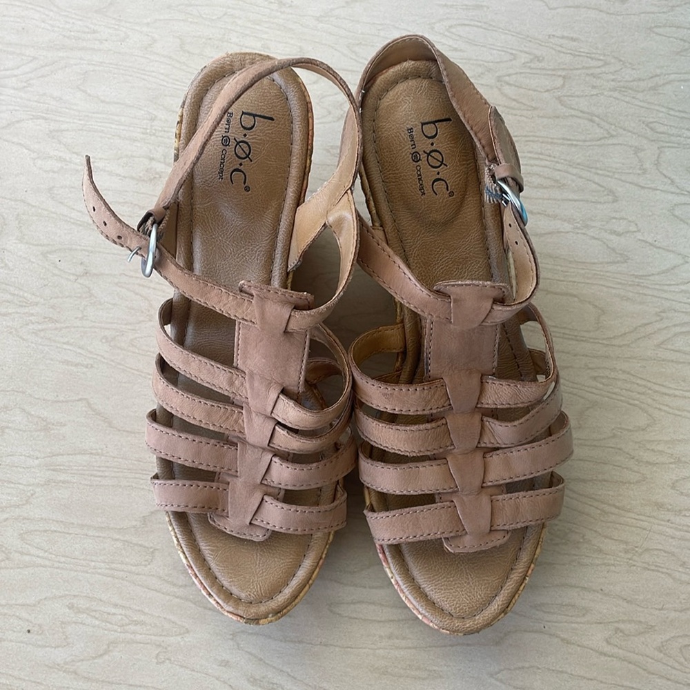Size 8 wedge sandal. BOC